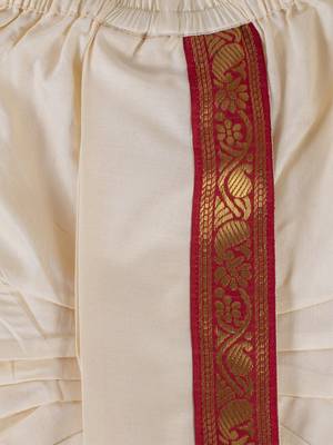 Cream Ethnic Dhoti Kurta Set 5