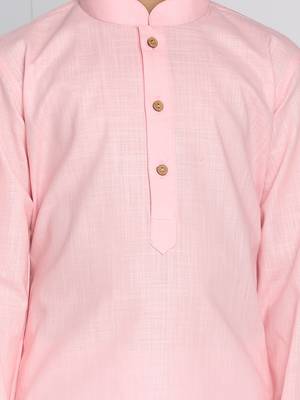  Pink And White Kurta Pyjama Set 5