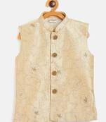 Boys' Beige Nehru Jacket