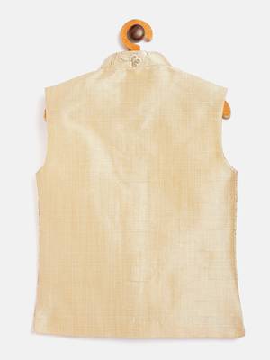 Boys' Beige Nehru Jacket 2