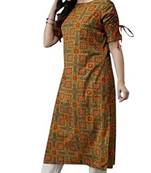 Multicolor Kurti Plazzo In Rayon with Embroidery Work
