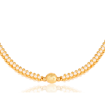Traditional Maharashtrian Thusi (chokar) necklace with Nath combo set for women and girls  3