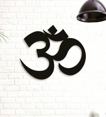 Vaquita OM WALL FRAME RELIGIOUS HOME TEMPLE DECOR 16 INCH BY 14 INCH Decorative Showpiece -  1