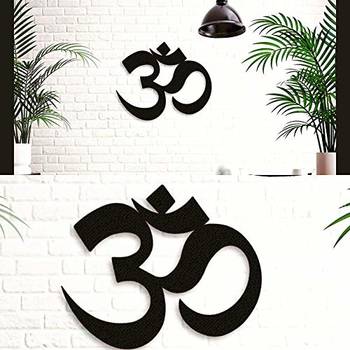 Vaquita OM WALL FRAME RELIGIOUS HOME TEMPLE DECOR 16 INCH BY 14 INCH Decorative Showpiece -  5