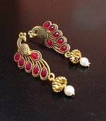 Multicolor stone Platinum Alloy  Pair of Earring