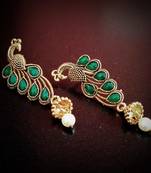 Multicolor stone Platinum Alloy  Pair of Earring