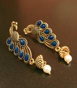 Multicolor stone Platinum Alloy  Pair of Earring