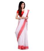 Multicolor hand woven cotton saree 