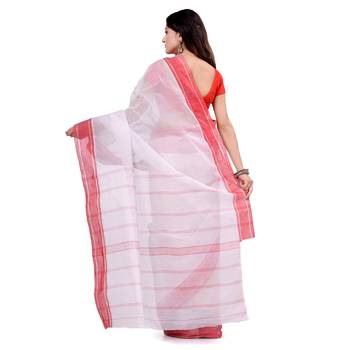 Multicolor hand woven cotton saree  2