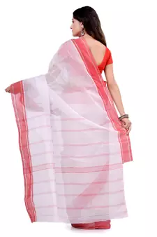 Multicolor hand woven cotton saree 