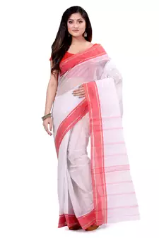 Multicolor hand woven cotton saree 