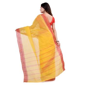 Multicolor hand woven cotton saree  2