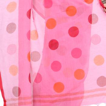 Multicolor Hand Woven Cotton Saree Without Blouse 4
