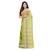 Green hand woven cotton saree 