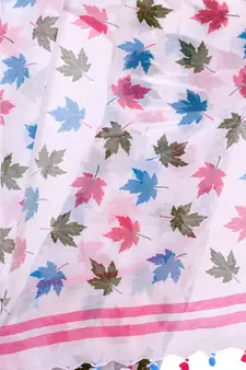 Multicolor Hand Woven Cotton Saree Without Blouse