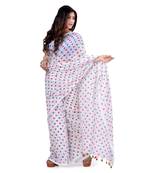 Multicolor Hand Woven Cotton Saree Without Blouse