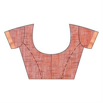 Multicolor hand woven cotton saree with blouse 5