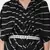 BLACK PRINTED KAFTAN WITH EMBROIDERED BELT