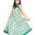 green Jacquard printed stitched   lehenga &   choli with dupatta