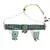 Green Gold Plated Beaded Studded Necklace Set With Earrings
