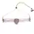 Grey Gold Plated Pearl Necklace Set With Earrings
