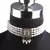 Grey Gold Plated Pearl Necklace Set With Earrings