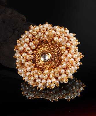 Gold Plated Pearl Rings 1