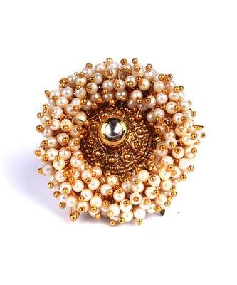 Gold Plated Pearl Rings 5