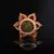 Multicolor Gold Plated Kundan Studded Rings