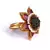 Multicolor Gold Plated Kundan Studded Rings