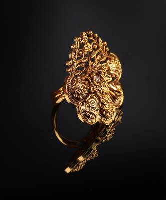Gold Plated Studded Rings 2