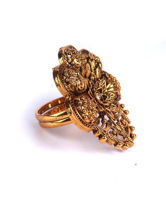 Gold Plated Studded Rings 4