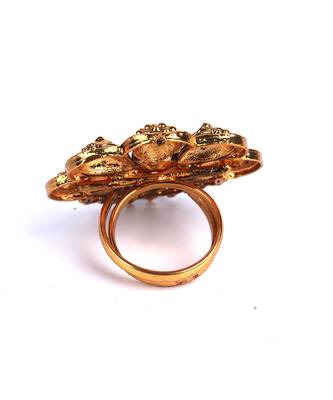 Gold Plated Studded Rings 5