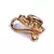 White Gold Plated Stone Nose Rings