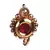 Red Gold Plated Stone Nose Rings