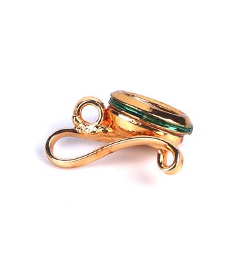White Gold Plated Stone Nose Rings 3