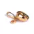Green Gold Plated Stone Nose Rings