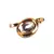 White Gold Plated Stone Nose Rings