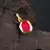 Red Gold Plated Stone Nose Rings