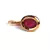 Red Gold Plated Stone Nose Rings