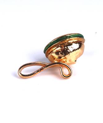 Red Gold Plated Stone Nose Rings 5