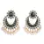 Green Gold Plated Pearl Earrings