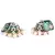 Green Gold Polki Pearl Earrings