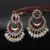 Red Gold Plated Pearl Earrings