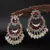 Red Gold Plated Pearl Earrings