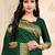 GREEN RICH art silk saree AND HEAVY RICH PALLU WITH BLOUSE