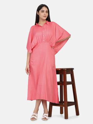 Peach Long Dress 1