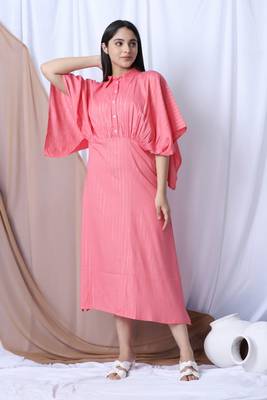 Peach Long Dress 5