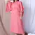 PEACH LONG DRESS