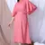 PEACH LONG DRESS